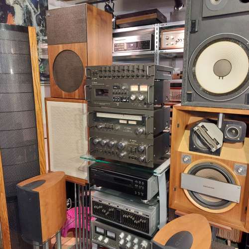 Technics Anlage Japan 1975 mit Plattenspieler